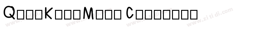 QingKongMingChao字体转换
