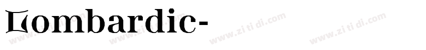 Lombardic字体转换