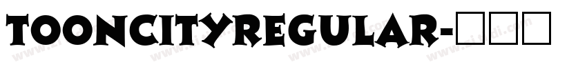 ToonCityRegular字体转换