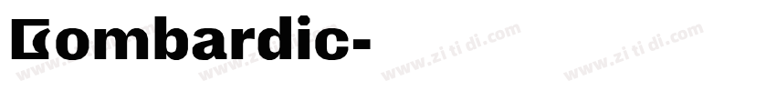 Lombardic字体转换