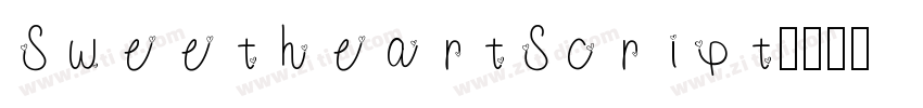 SweetheartScript字体转换