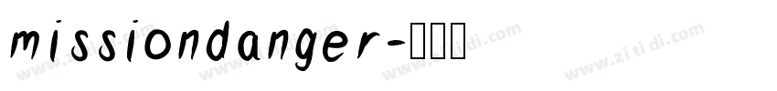missiondanger字体转换