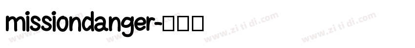 missiondanger字体转换