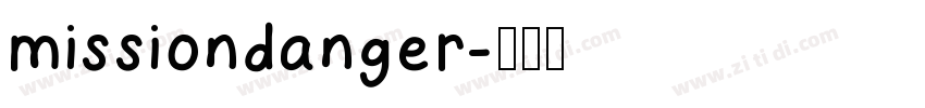 missiondanger字体转换
