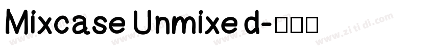 MixcaseUnmixed字体转换