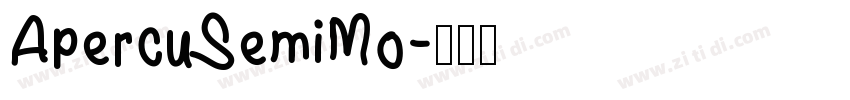 ApercuSemiMo字体转换