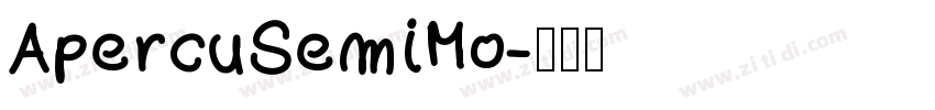 ApercuSemiMo字体转换
