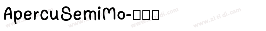 ApercuSemiMo字体转换