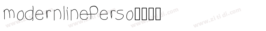modernlinePerso字体转换