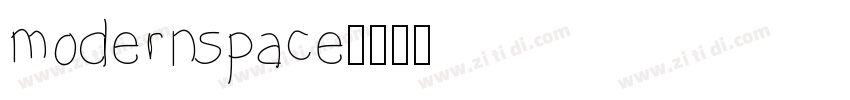 modernspace字体转换
