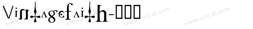 VintageFaith字体转换