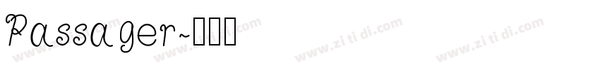 Passager字体转换