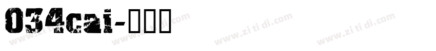 034cai字体转换