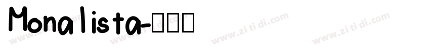 Monalista字体转换