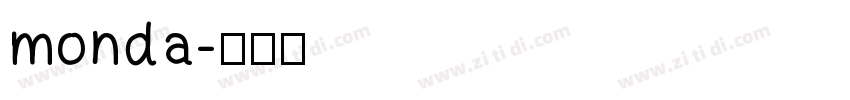 monda字体转换