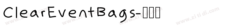 ClearEventBags字体转换