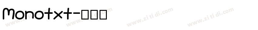 Monotxt字体转换