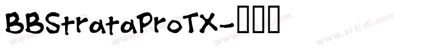 BBStrataProTX字体转换