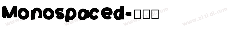 Monospaced字体转换