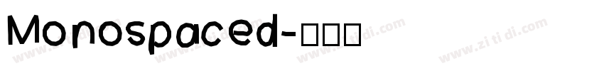Monospaced字体转换