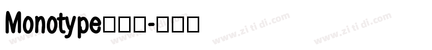 Monotype字体库字体转换