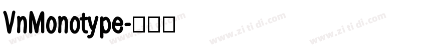 VnMonotype字体转换 VnMonotype字体转换