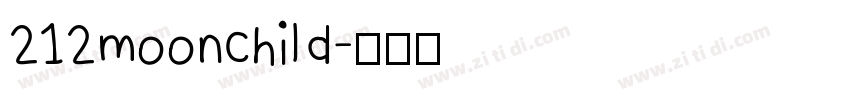 212moonchild字体转换
