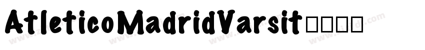 AtleticoMadridVarsit字体转换