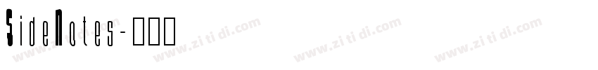 SideNotes字体转换