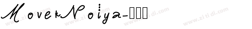 MovekNoiya字体转换