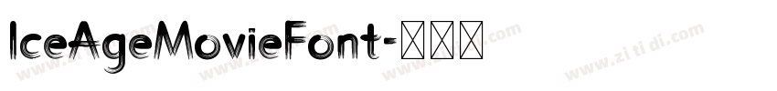 IceAgeMovieFont字体转换