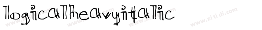 LogicalHeavyItalic字体转换