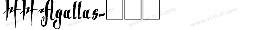 HHAgallas字体转换