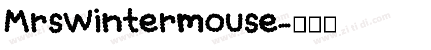 MrsWintermouse字体转换