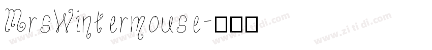 MrsWintermouse字体转换