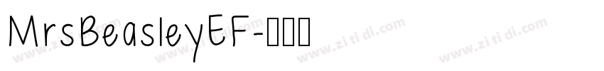 MrsBeasleyEF字体转换