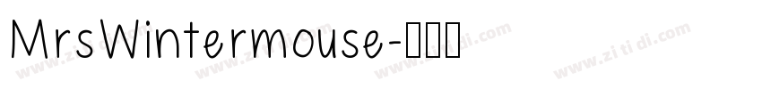 MrsWintermouse字体转换