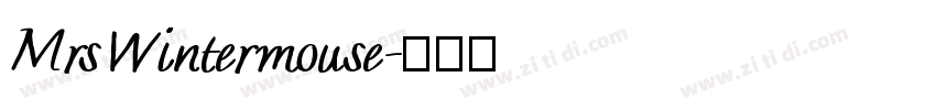MrsWintermouse字体转换