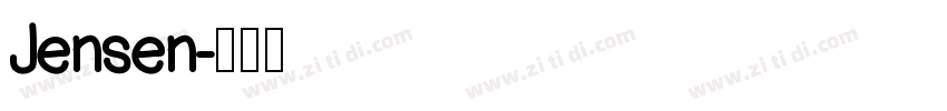 Jensen字体转换