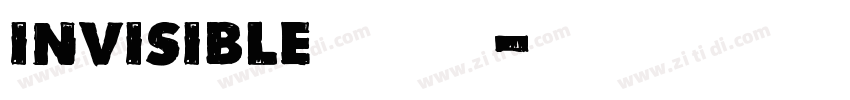 invisible无敌少侠字体字体转换
