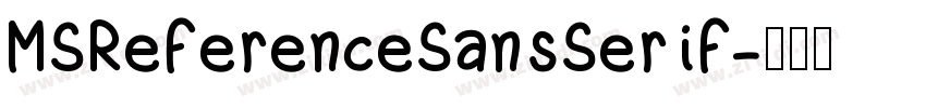 MSReferenceSansSerif字体转换 MSReferenceSansSerif字体转换