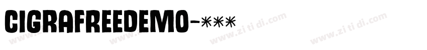 cigraFREEDEMO字体转换