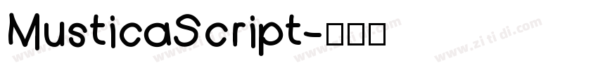 MusticaScript字体转换