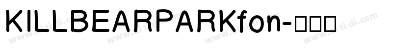 KILLBEARPARKfon字体转换