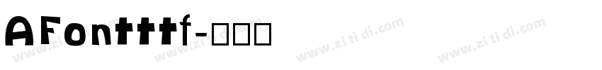 AFontttf字体转换