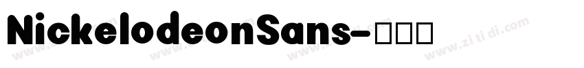 NickelodeonSans字体转换