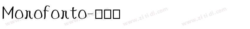Monofonto字体转换