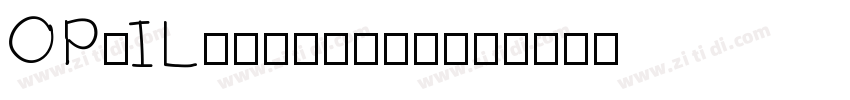 OPTILimitedView字体转换