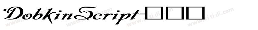 DobkinScript字体转换