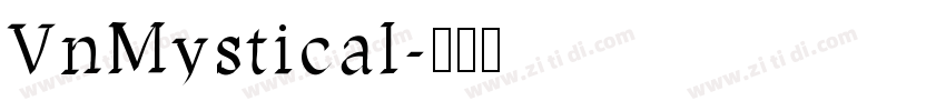 VnMystical字体转换